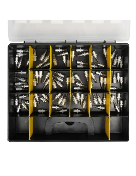 52538 Estuche Puntas Destornillador Surtido De 1/4" JBM