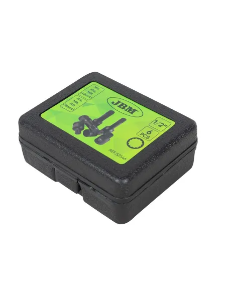 52546 Set De 6 Vasos Punta Xzn De Impacto De 1/2" JBM