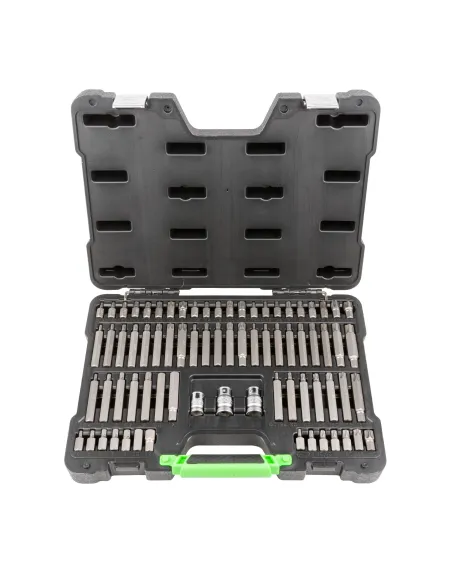 52550 Estuche De Puntas 75 Piezas Para Tornillos Ribe, Xzn, Torx H JBM