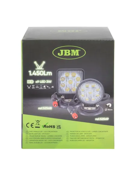 52568 Faro Trabajo Led - Cuadrado JBM
