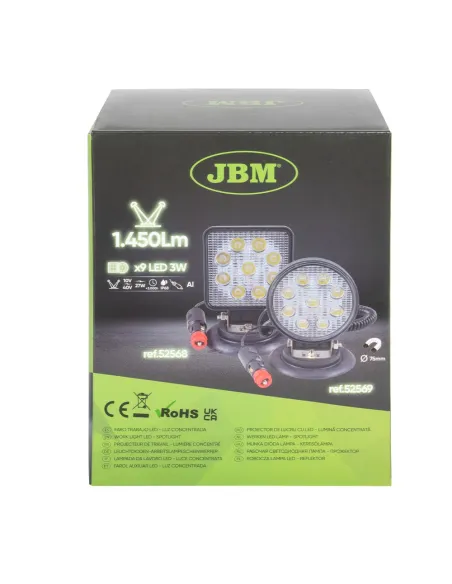 52569 Faro Trabajo Led - Redondo JBM
