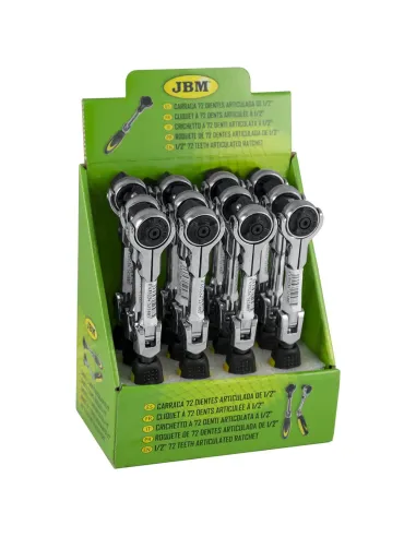 52588 Carraca De  72 Dientes Articulada  1/2"...