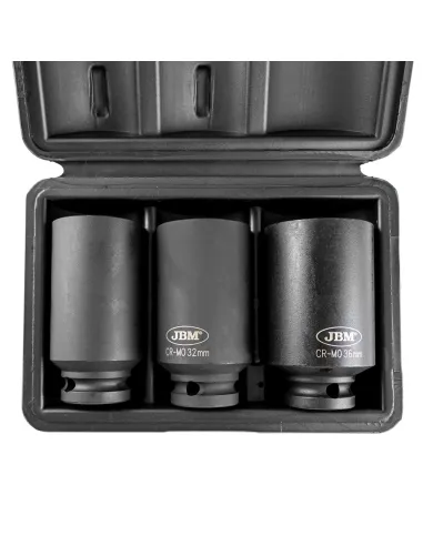 52694 Set De 3 Vasos Xzn De 1/2" De Impacto JBM