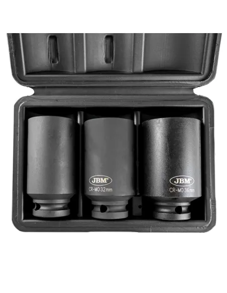 52694 Set De 3 Vasos Xzn De 1/2" De Impacto JBM