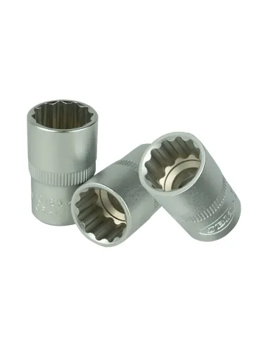 52716 Juego De Vasos 1/2" 12 Cantos JBM