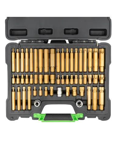 Maletín de 55 Puntas y Adaptadores JBM 52753