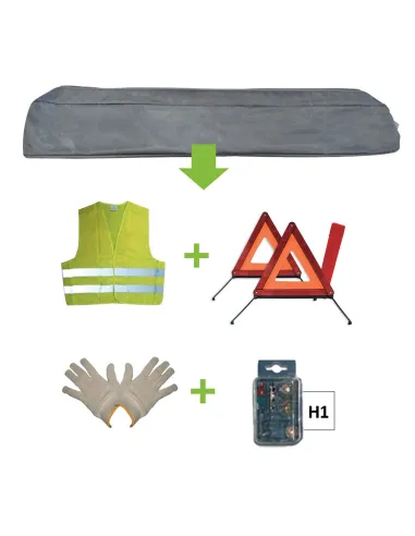 52772 Kit Emergencia Bolsa Gris + Mk H1 +...