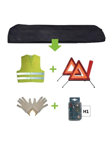 52780 Kit Emergencia Bolsa negra + Mk H1 +...
