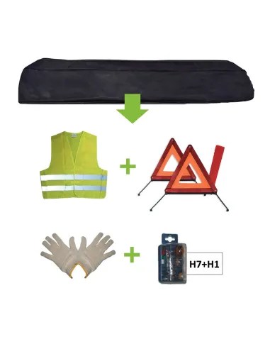Kit de Emergencia - Bolsa con Ribete JBM 52783 x2