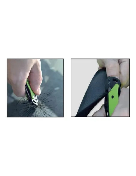 52786 navaja Con Sistema Corta Cinturones Y Rompe Cristales JBM