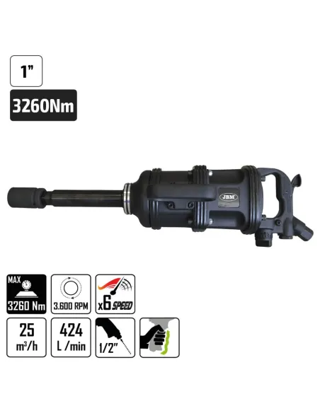 52814 Pistola neumática Para Rueda De Camión JBM