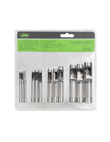 52885 Juego De 12 Sacabocados - Métrico JBM