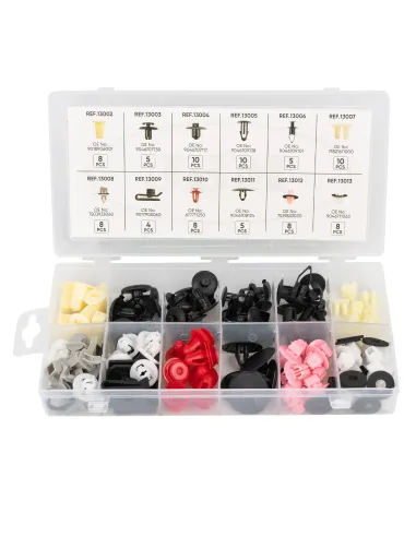 Estuche de Clips Plásticos Toyota/lexus 89PCS...