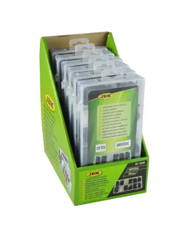 52888 Estuche De Clips Plasticos Universal 128...