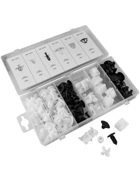 52893 Estuche De Clips Plasticos Mercedes-Benz 95 Pcs JBM