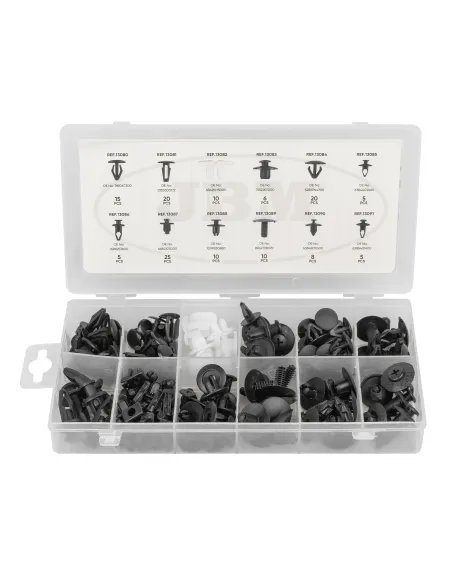 52894 Estuche De Clips Plasticos nissan 139 Pcs JBM