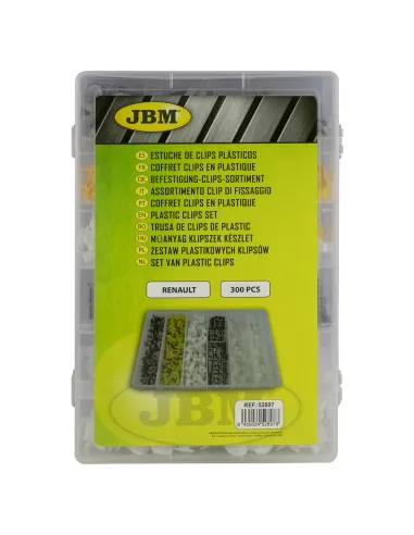 Estuche de Clips Plásticos Renault 300PCS JBM...