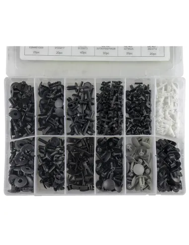 52901 Estuche De Clips Plasticos Volvo 350 Pcs JBM