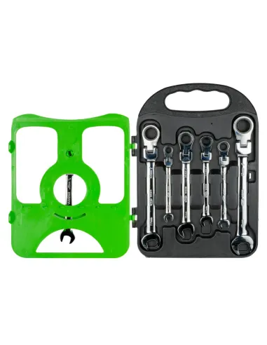 53017 Set De 7 Llaves Combinadas Articuladas...