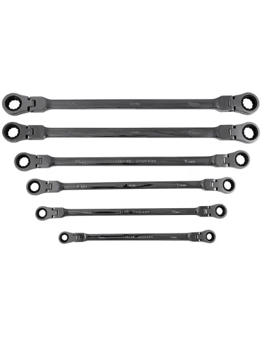 53018 Set De 6 Llaves Articuladas Con Trinquete...