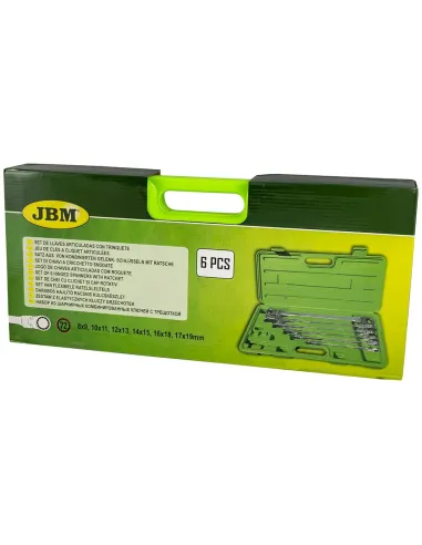 53018 Set De 6 Llaves Articuladas Con Trinquete...