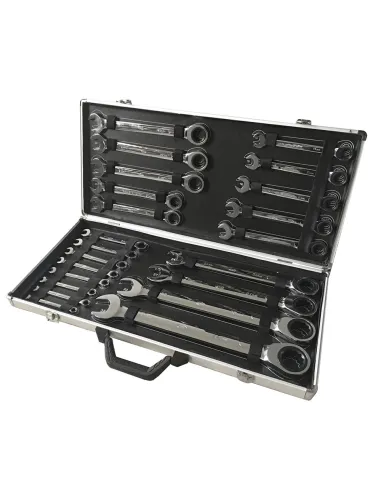 53020 Set De 22 Llaves Combinadas Con Trinquete...