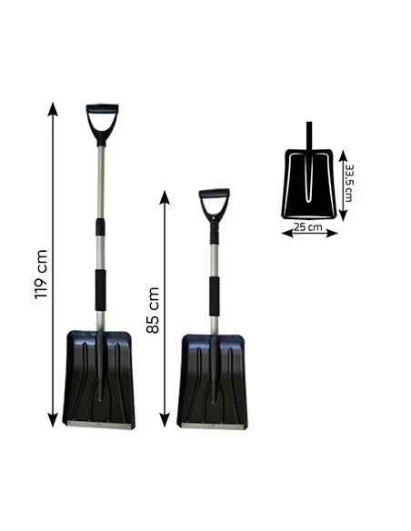 53033 Pala Extensible Aluminio JBM