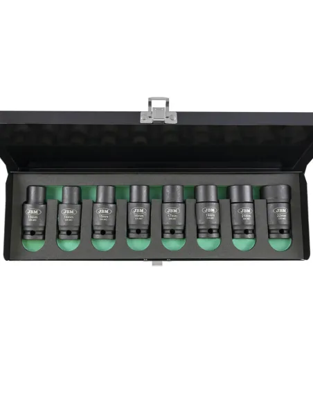 53044 Set 8 Vasos Impacto Hex. Con Doble PosicionFijo/Articulado JBM