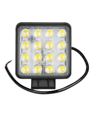 53045 Faro De Trabajo De 16 Leds 48W Cuadrado...