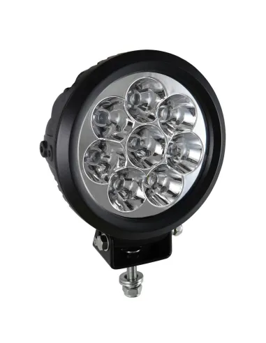 53051 Faro De Trabajo De 8 Leds 80W Redondo Luz...