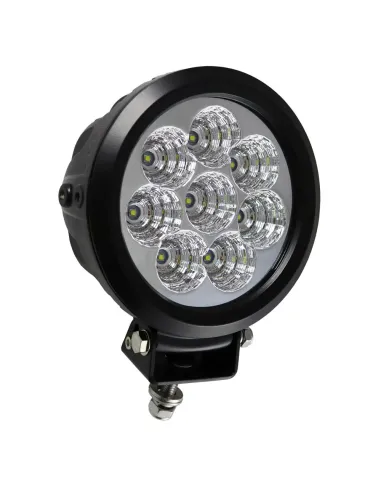 53052 Faro De Trabajo De 8 Leds 80W Redondo Luz...