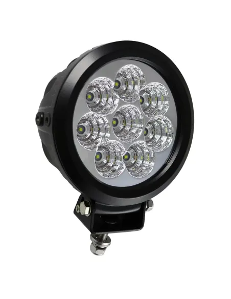 53052 Faro De Trabajo De 8 Leds 80W Redondo Luz Dispersa JBM