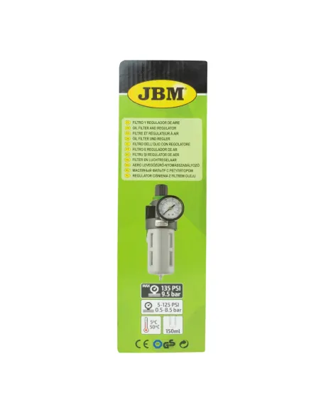 53063 Filtro Y Regulador De Aire 1/4" JBM