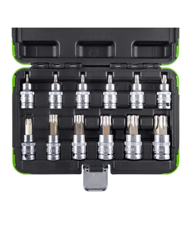 53103 Set 12 Piezas 1/2" Punta Torx JBM