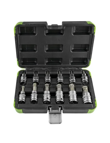 53104 Set 12 Piezas 1/2" Punta 12 Cantos...