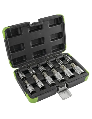 53104 Set 12 Piezas 1/2" Punta 12 Cantos...