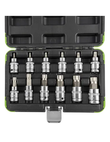 53104 Set 12 Piezas 1/2" Punta 12 Cantos...