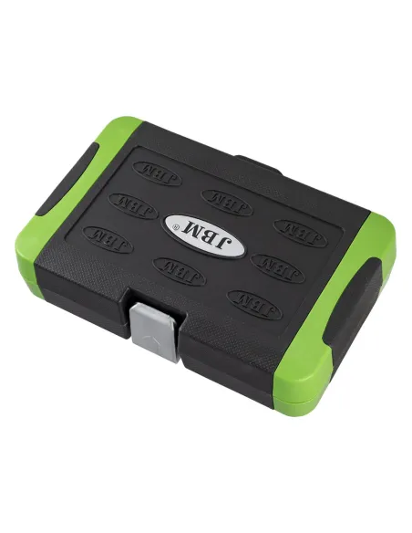 53104 Set 12 Piezas 1/2" Punta 12 Cantos Cromado JBM