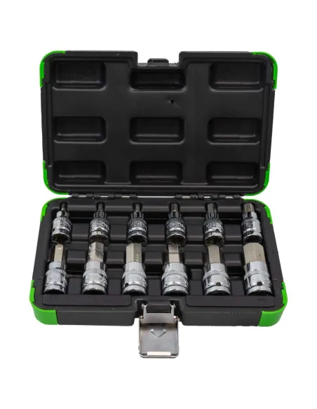 53105 Set 12 Piezas 1/2" Punta Hexagonal JBM