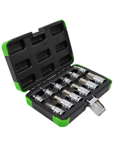 53105 Set 12 Piezas 1/2" Punta Hexagonal JBM