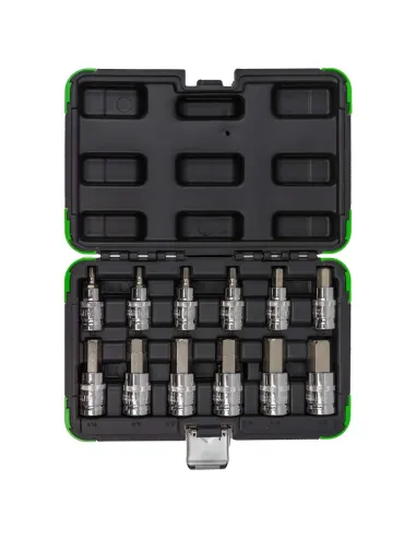 53105 Set 12 Piezas 1/2" Punta Hexagonal JBM