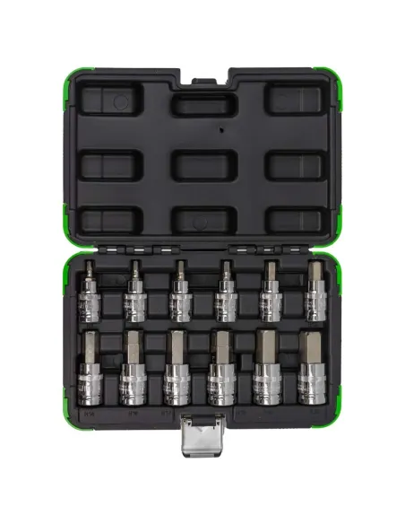 53105 Set 12 Piezas 1/2" Punta Hexagonal JBM