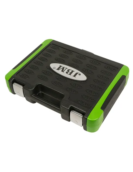 53108 Estuche De Herramientas 61 Piezas Vasos Spline De 1/2" Y 1/4 JBM