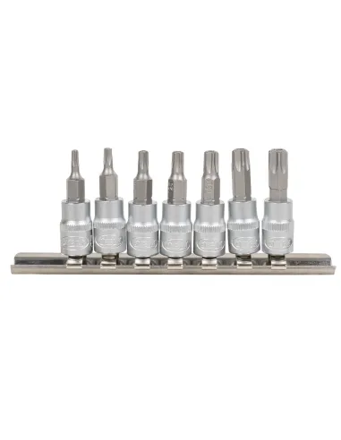 53127 Juego De 7 Puntas Torx Inviolable 1/4" JBM