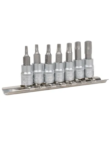 53127 Juego De 7 Puntas Torx Inviolable 1/4" JBM