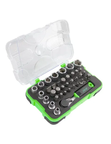 53156 Estuche De 38 Piezas Con Carraca Mini De...