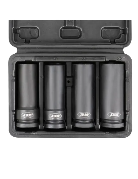 53197 Set De 4 Vasos De Impacto Para Tornillos De Seguridad JBM