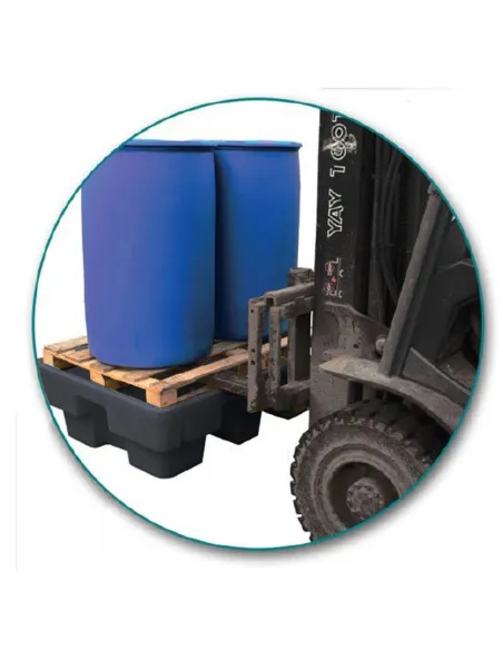 53214 Cubeto Retención Especial Europallet 2 Bidones JBM