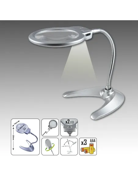 53227 Lupa Led De Mesa JBM