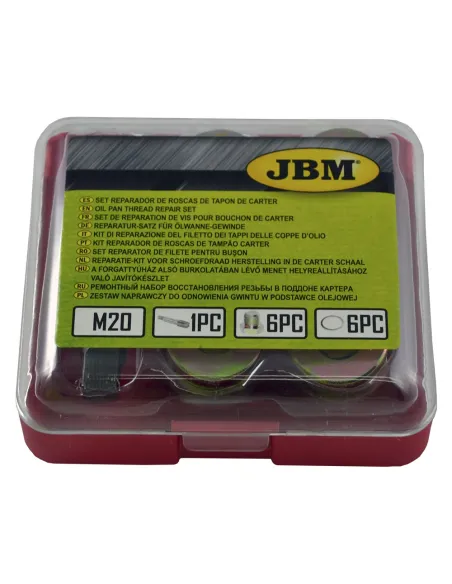 Sets Reparadores de Roscas de Tapón de Cárter JBM 53238